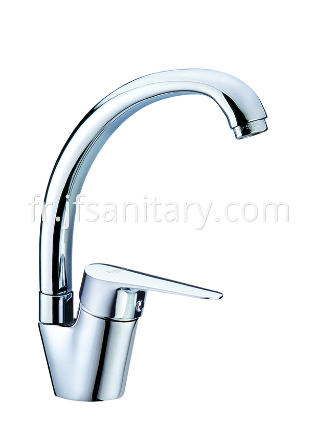 gooseneck kitchen sink faucet